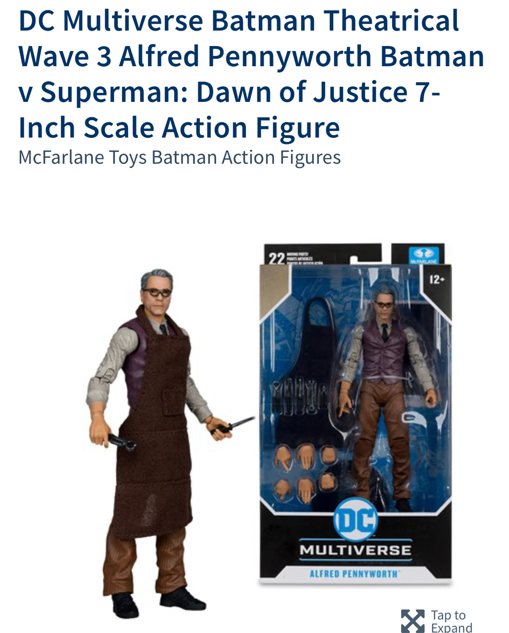 Batman V. Superman: Dawn of Justice - Alfred Pennyworth Action Figure
