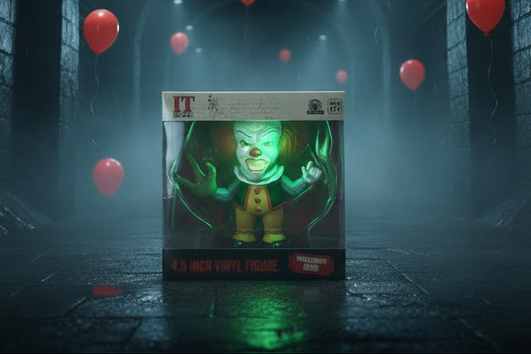 IT Pennywise 1990, 4.5 Inch Vinyl Figure, Horror Movie Collectible