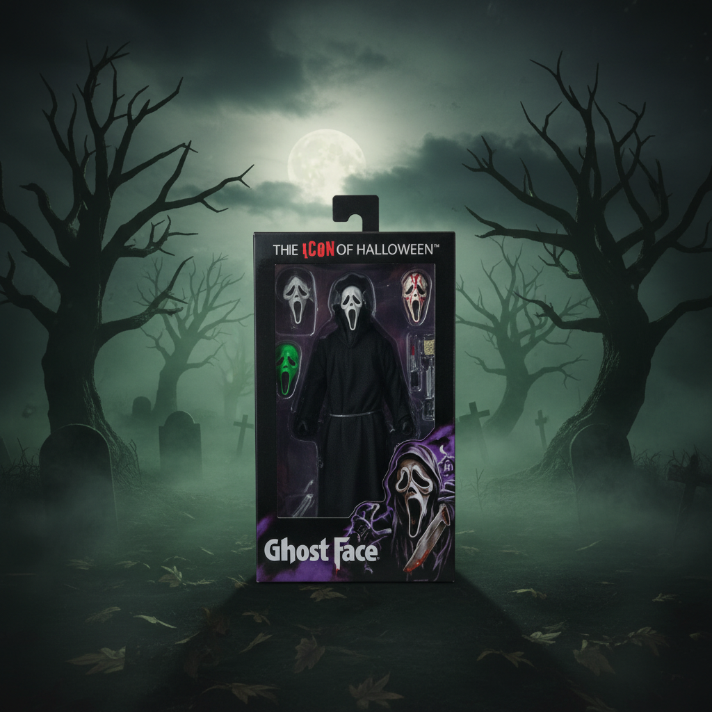 Ghost Face 8" Clothed Action Figure