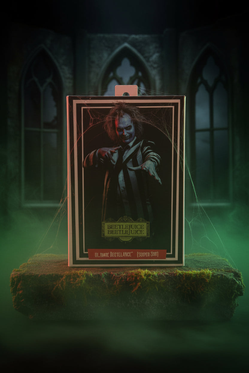 Beetlejuice Beetlejuice - Ultimate Striped Suit Beetlejuice 7" Scale Action Figure
