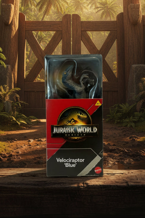 Jurassic World Rebirth Velociraptor Blue Action Figure