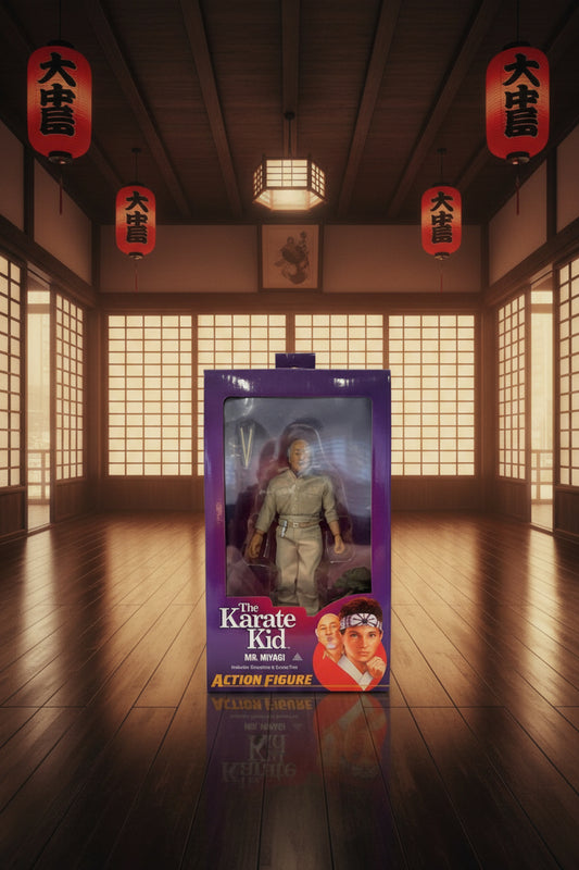 NECA The Karate Kid - Mr. Miyagi - 20cm Clothed Action Figure (Limited Edition)